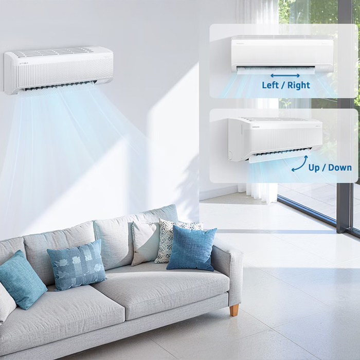 Samsung AC Split 1 1/2 PK Inverter Windfree Neo Lite AI - AR60H13D1LWNSE